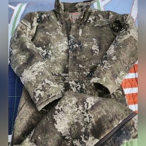 RedHead Silent-Hide insulated camo coveralls youth size L